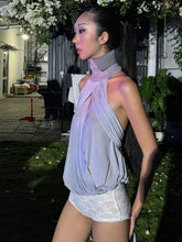 Crochet Mesh Patchwork Turtleneck Crop Tops And Mini Skirt Set